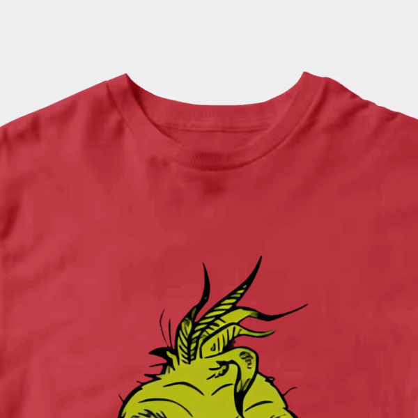 Men’s Classic Mean Dr. Seuss Grinch Face – Holiday Mischief Unisex T-Shirt