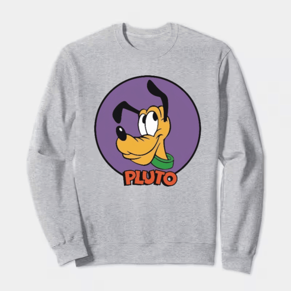 Classic Pluto Disney Crewneck Sweatshirt