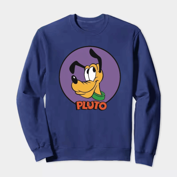 Classic Pluto Disney Crewneck Sweatshirt