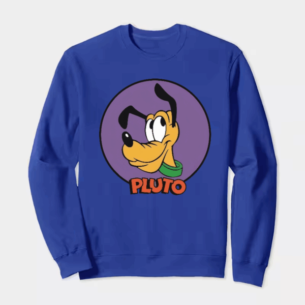 Classic Pluto Disney Crewneck Sweatshirt