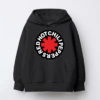 Classic Red Hot Chili Peppers Emblem Hoodie