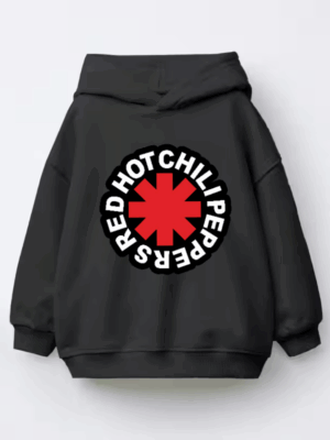 Classic Red Hot Chili Peppers Emblem Kids Hoodie