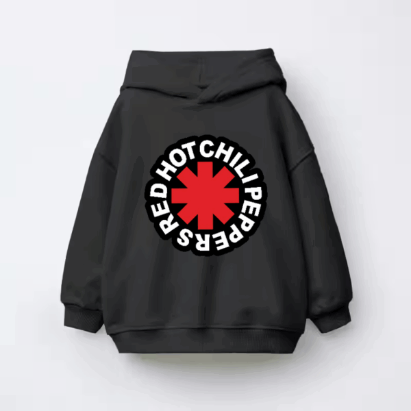 Classic Red Hot Chili Peppers Emblem Kids Hoodie