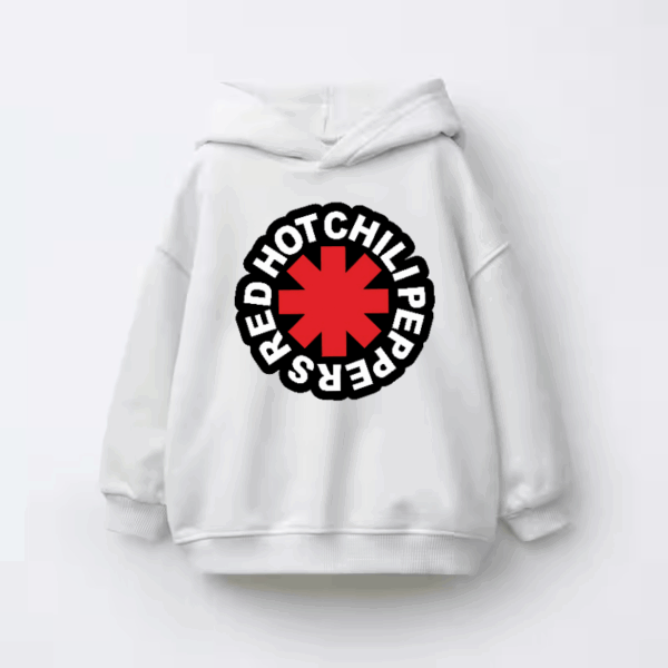 Classic Red Hot Chili Peppers Emblem Kids Hoodie