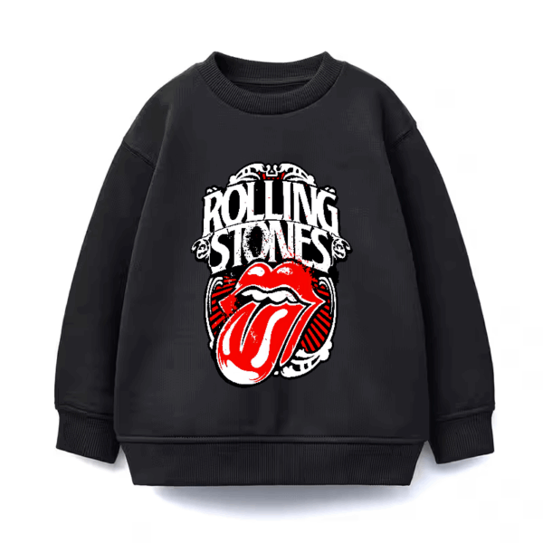 Classic Rock Forever Rolling Stone Music Retro Crewneck Sweatshirt