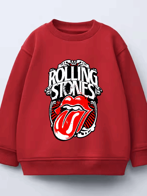 Classic Rock Forever Rolling Stone Music Retro Crewneck Sweatshirt