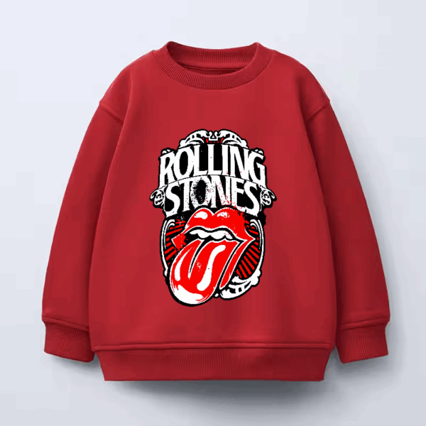 Classic Rock Forever Rolling Stone Music Retro Crewneck Sweatshirt