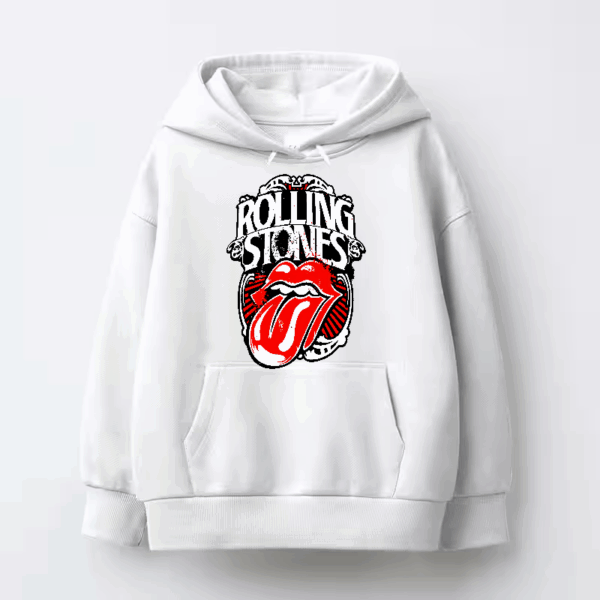 Classic Rock Forever Rolling Stone Music Retro Hoodie