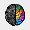Colorful Brain of Science and Engineering Sticker