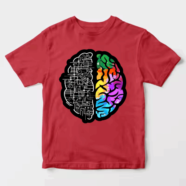 Colorful Brain of Science and Engineering Unisex T-Shirt Colorful Brain of Science and Engineering Unisex T-Shirt