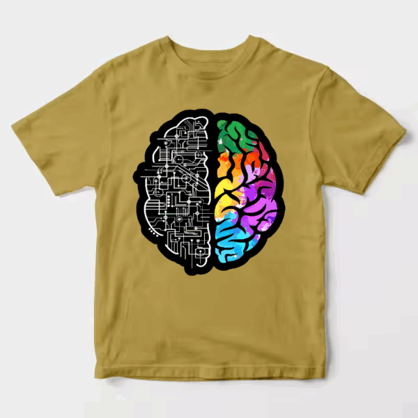 Colorful Brain of Science and Engineering Unisex T-Shirt Colorful Brain of Science and Engineering Unisex T-Shirt