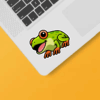 Colorful Red-Eyed Tree Frog Sticker
