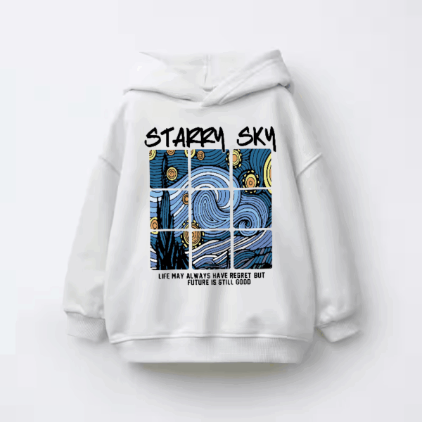 Cosmic Starry Sky Future Hope Vibes Kids Hoodie