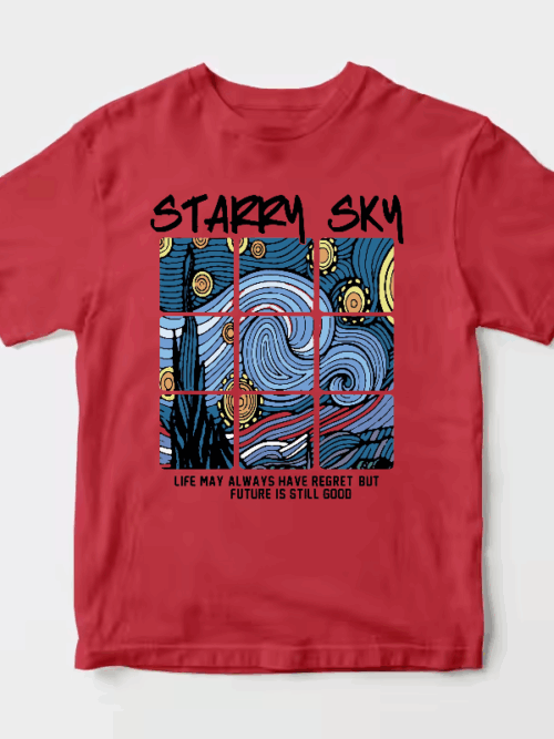 Cosmic Starry Sky Future Hope Vibes Unisex T-Shirt