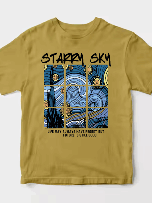 Cosmic Starry Sky Future Hope Vibes Unisex T-Shirt