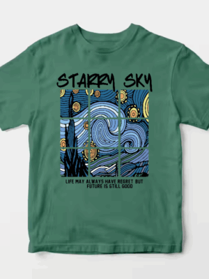 Cosmic Starry Sky Future Hope Vibes Unisex T-Shirt