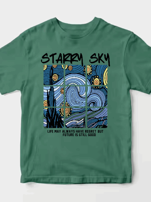 Cosmic Starry Sky Future Hope Vibes Unisex T-Shirt