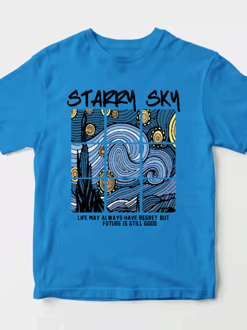 Cosmic Starry Sky Future Hope Vibes Unisex T-Shirt