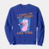 Courage Cowardly Dog Total Freakout Crewneck Sweatshirt