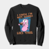 Courage Cowardly Dog Total Freakout Crewneck Sweatshirt
