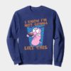 Courage Cowardly Dog Total Freakout Crewneck Sweatshirt