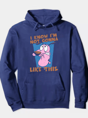 Courage Cowardly Dog Total Freakout Hoodie