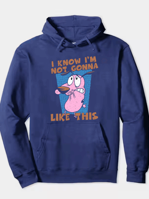 Courage Cowardly Dog Total Freakout Hoodie