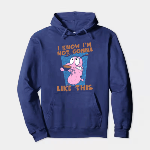 Courage Cowardly Dog Total Freakout Hoodie