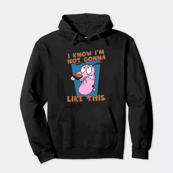Courage Cowardly Dog Total Freakout Hoodie