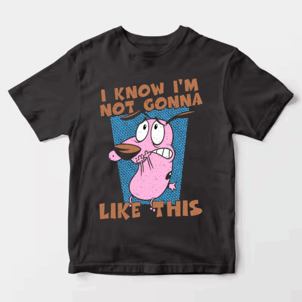 Courage Cowardly Dog Total Freakout Unisex T-Shirt Courage Cowardly Dog Total Freakout Unisex T-Shirt