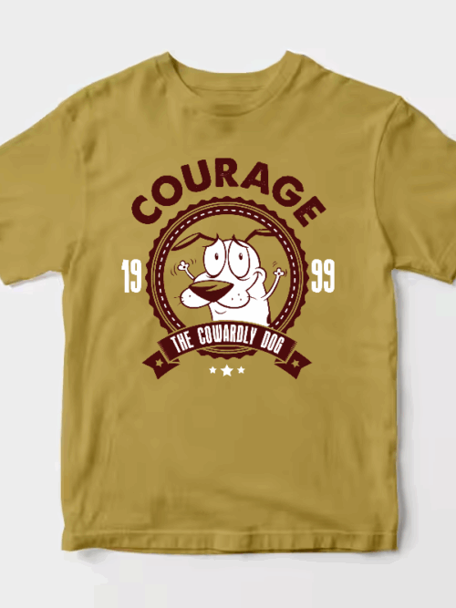 Courage the Cowardly Dog Haunted Unisex T-Shirt