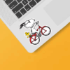 Cruisin’ Snoopy Bike Day Peanuts Sticker