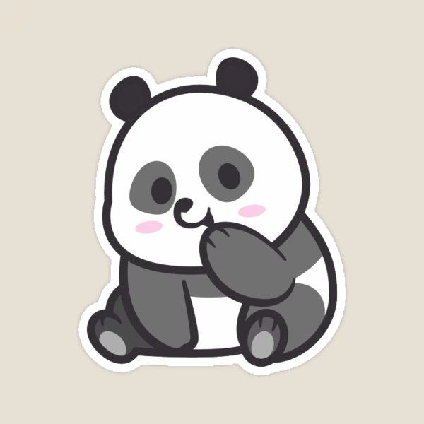 Cute Giant Panda Forest Sticker Cute Giant Panda Forest Sticker
