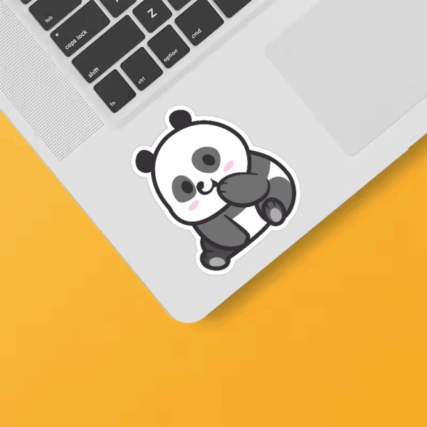 Cute Giant Panda Forest Sticker Cute Giant Panda Forest Sticker