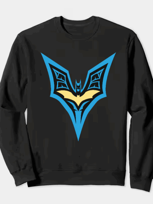 Dark Guardian Batman Blue Wings Crewneck Sweatshirt