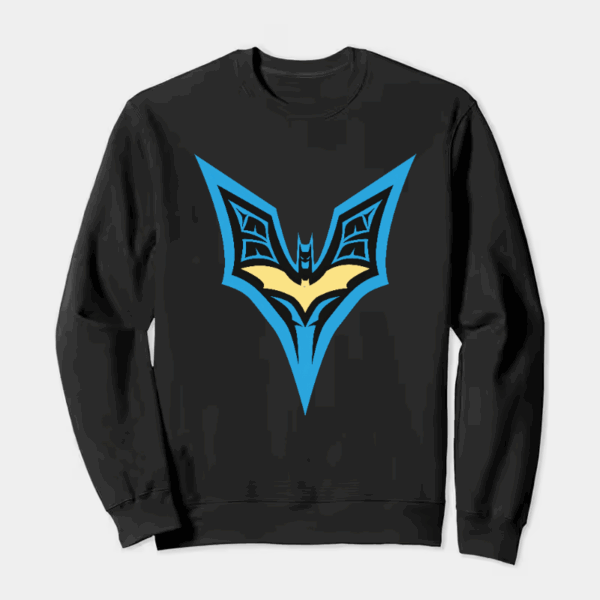Dark Guardian Batman Blue Wings Crewneck Sweatshirt