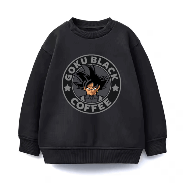 Dark Roast Energy Goku Black Dragon Ball Coffee Crewneck Sweatshirt