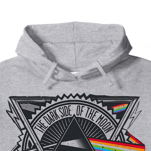 Dark Side Moon Prism Pink Floyd Tribute Hoodie