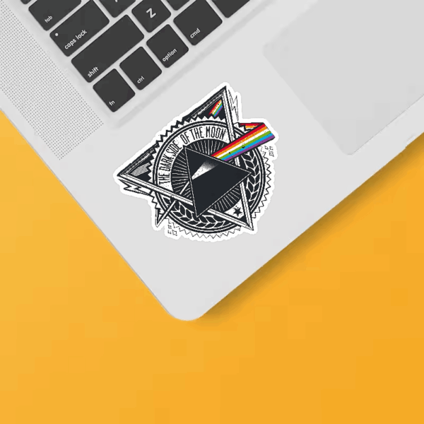 dark-side-moon-prism-pink-floyd-tribute-sticker Dark Side Moon Prism Pink Floyd Tribute Sticker