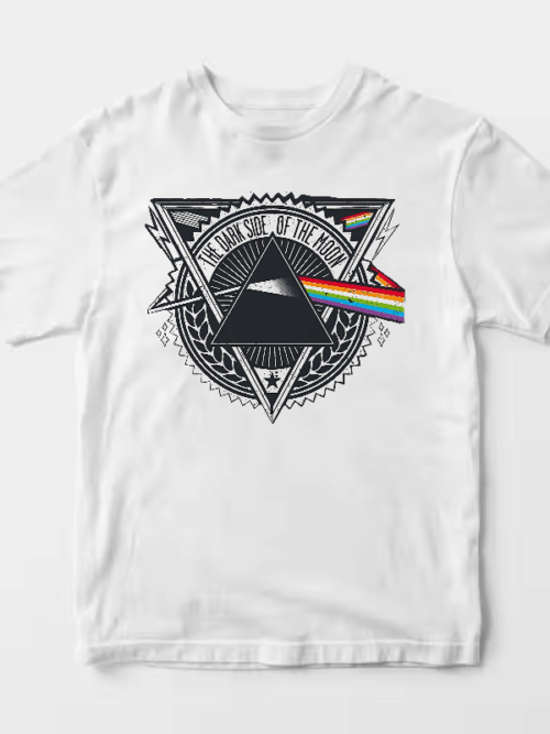 Dark Side Moon Prism Pink Floyd Tribute Unisex T-Shirt