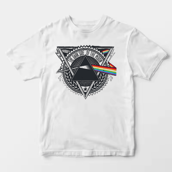 Dark Side Moon Prism Pink Floyd Tribute Unisex T-Shirt