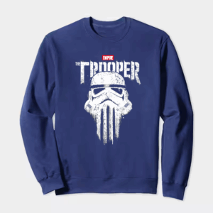 Dark Trooper Skull Emblem Punisher Crewneck Sweatshirt