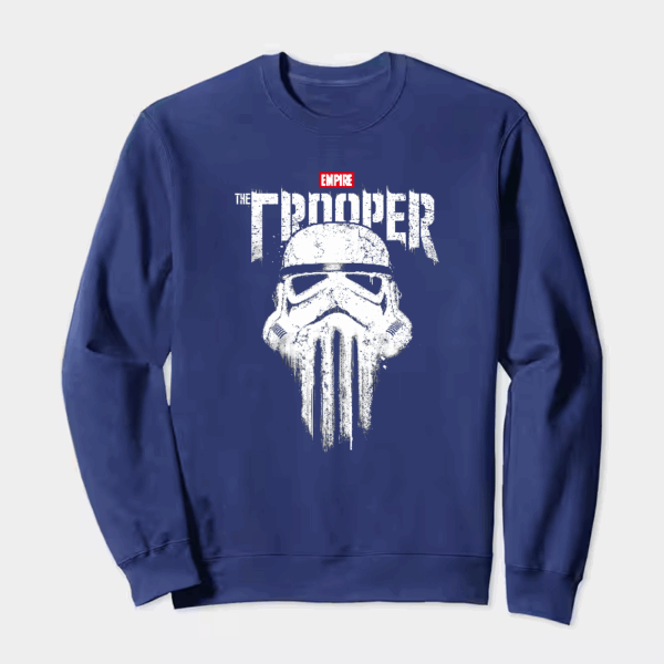 Dark Trooper Skull Emblem Punisher Crewneck Sweatshirt