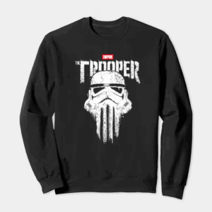 Dark Trooper Skull Emblem Punisher Crewneck Sweatshirt