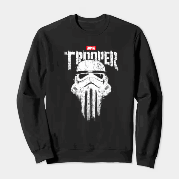 Dark Trooper Skull Emblem Punisher Crewneck Sweatshirt