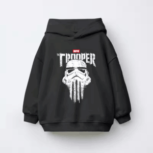 Dark Trooper Skull Emblem Punisher Kids Hoodie