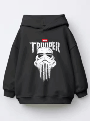 Dark Trooper Skull Emblem Punisher Kids Hoodie