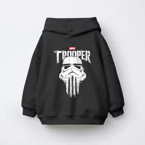 Dark Trooper Skull Emblem Punisher Kids Hoodie