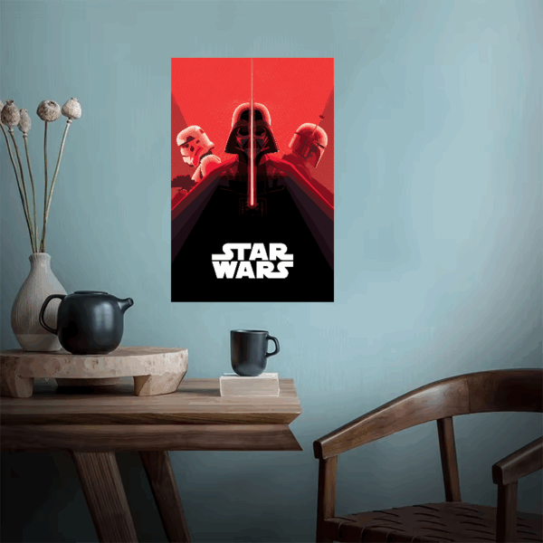 Darth Vader Leads the Empire Star Wars Poster