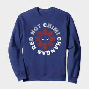 Deadpool Red Hot Chimichangas Mayhem Mode Crewneck Sweatshirt